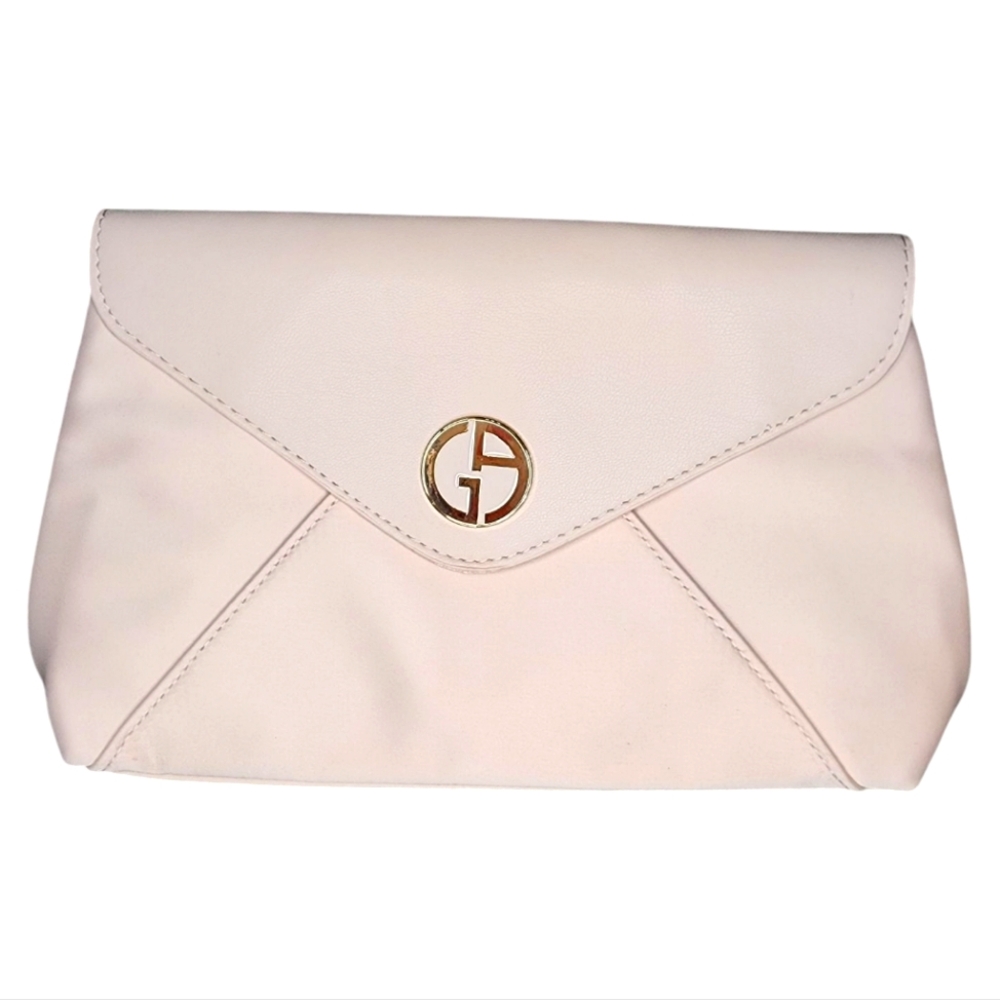GIORGIO ARMANI blush pink makeup/toiletries pouch/bag